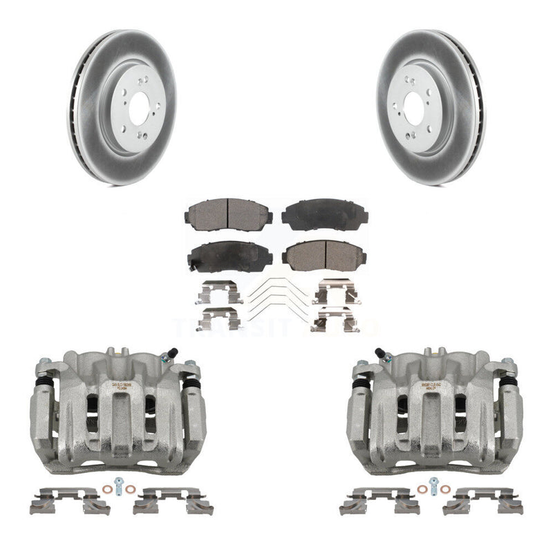 Transit Auto KCG-100556P Disc Brake Kit for 2011-2016 Honda Crosstour, Honda CR-V, Honda Accord Crosstour - Front product image