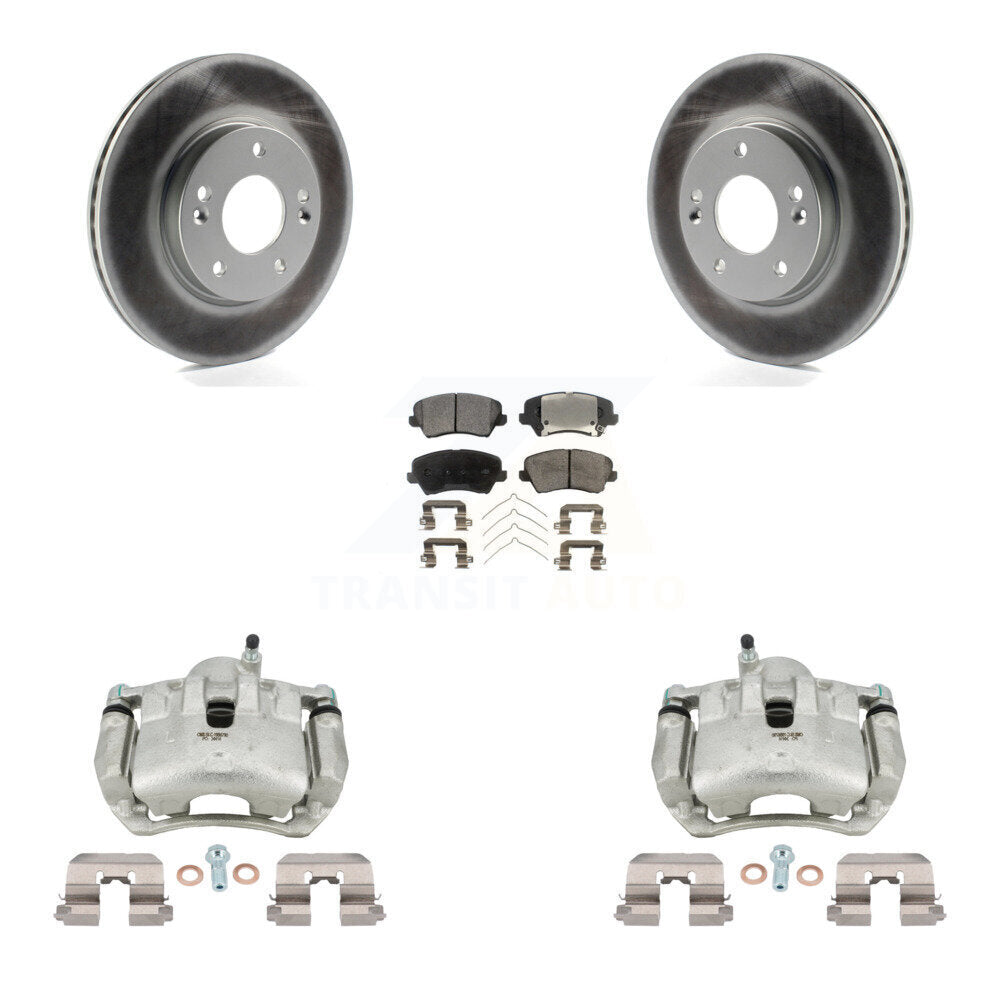 Transit Auto KCG-100562T Disc Brake Kit for 2016-2018 Hyundai Elantra GT, Kia Forte, Kia Forte Koup & more - Front product image
