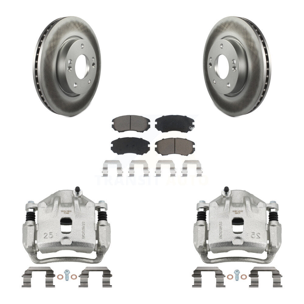 Transit Auto KCG-100563C Disc Brake Kit for 2012-2013 Kia Soul - Front product image