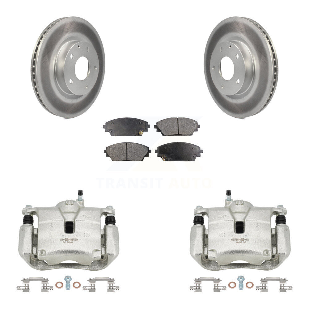 Transit Auto KCG-100564P Disc Brake Kit for 2014-2018 Mazda CX-3, Mazda 3, Mazda 3 Sport - Front product image