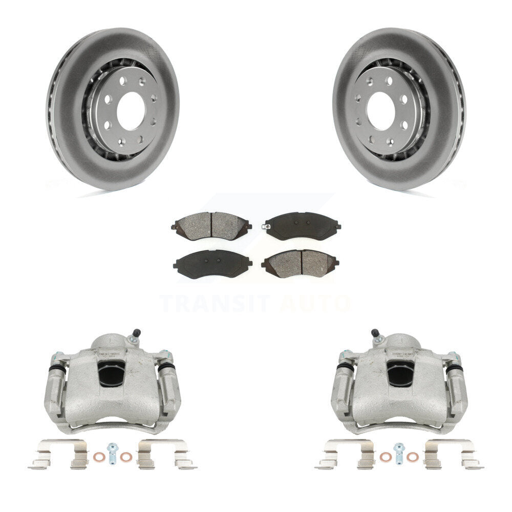 Transit Auto KCG-100565S Disc Brake Kit for 2004-2016 Chevrolet Spark EV, Chevrolet Spark, Pontiac G3 & more - Front product image
