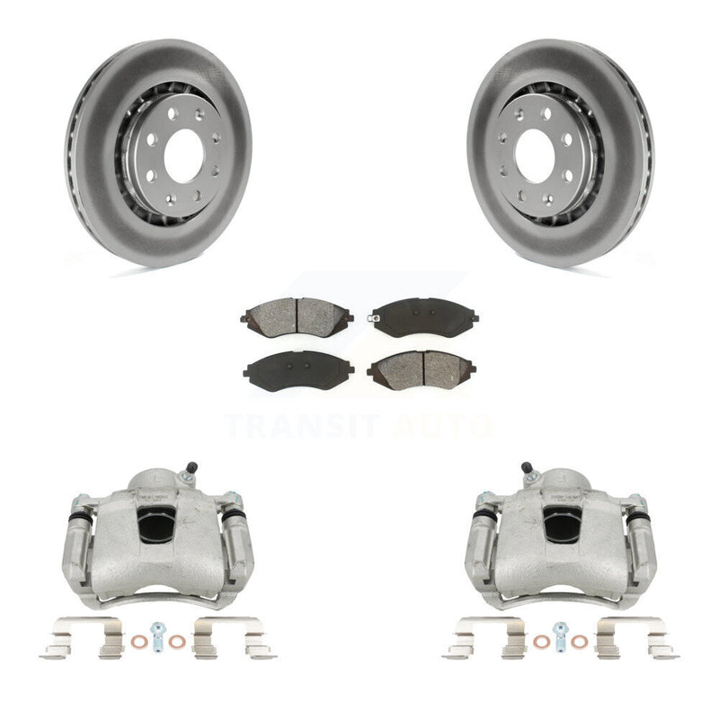 Transit Auto KCG-100565S Disc Brake Kit for 2004-2016 Chevrolet Spark EV, Chevrolet Spark, Pontiac G3 & more - Front product image