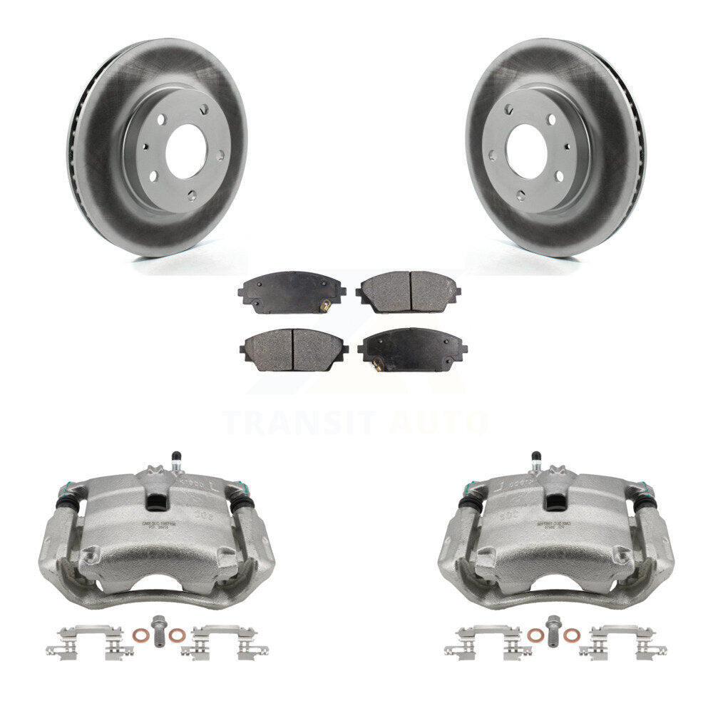 Transit Auto KCG-100566P Disc Brake Kit for 2014-2018 Mazda CX-3, Mazda 3, Mazda 3 Sport - Front product image