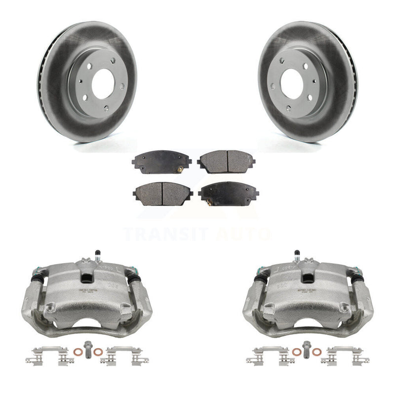 Transit Auto KCG-100566P Disc Brake Kit for 2014-2018 Mazda CX-3, Mazda 3, Mazda 3 Sport - Front product image