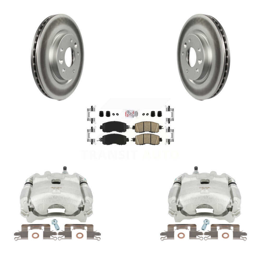 Transit Auto KCG-100567N Disc Brake Kit for 2015-2017 Nissan LEAF - Front product image