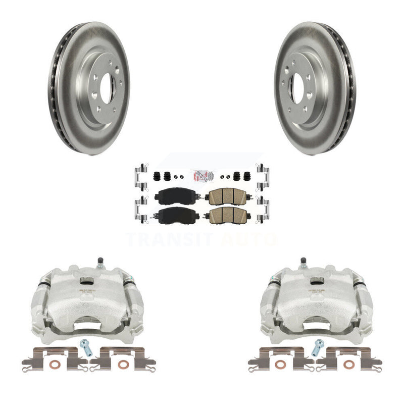 Transit Auto KCG-100567N Disc Brake Kit for 2015-2017 Nissan LEAF - Front product image