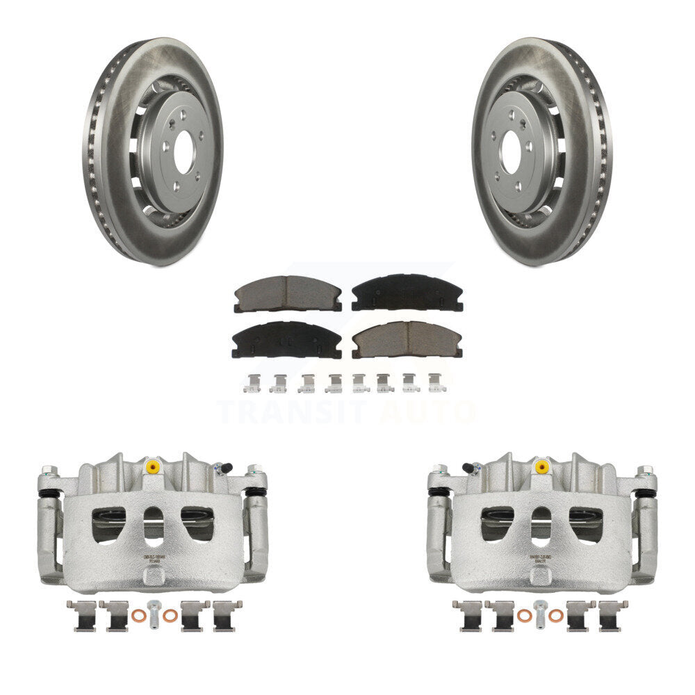 Transit Auto KCG-100568C Disc Brake Kit for 2013-2019 Ford Taurus, Ford Explorer, Ford Special Service Police Sedan & more - Front product image