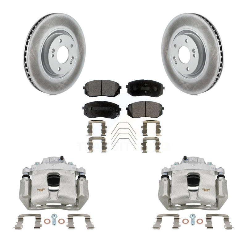Transit Auto KCG-100568T Disc Brake Kit for 2016-2019 Kia Optima, Hyundai Sonata - Front product image