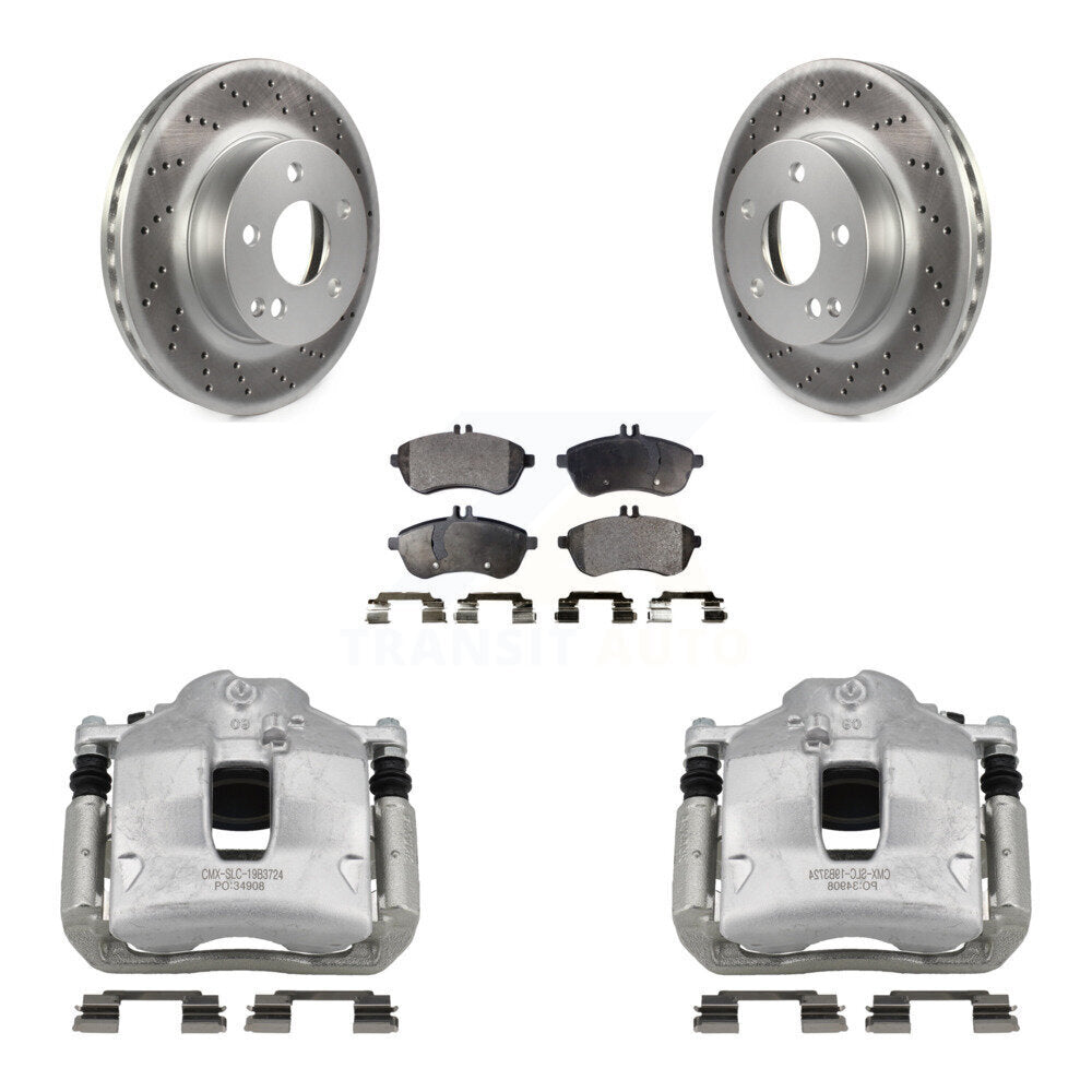 Transit Auto KCG-100569P Disc Brake Kit for 2012-2015 Mercedes-Benz C250 - Front product image