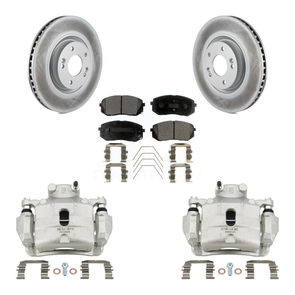 Transit Auto KCG-100569T Disc Brake Kit for 2016-2020 Kia Optima, Hyundai Sonata - Front product image