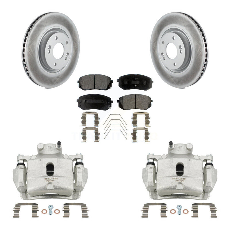 Transit Auto KCG-100569T Disc Brake Kit for 2016-2020 Kia Optima, Hyundai Sonata - Front product image