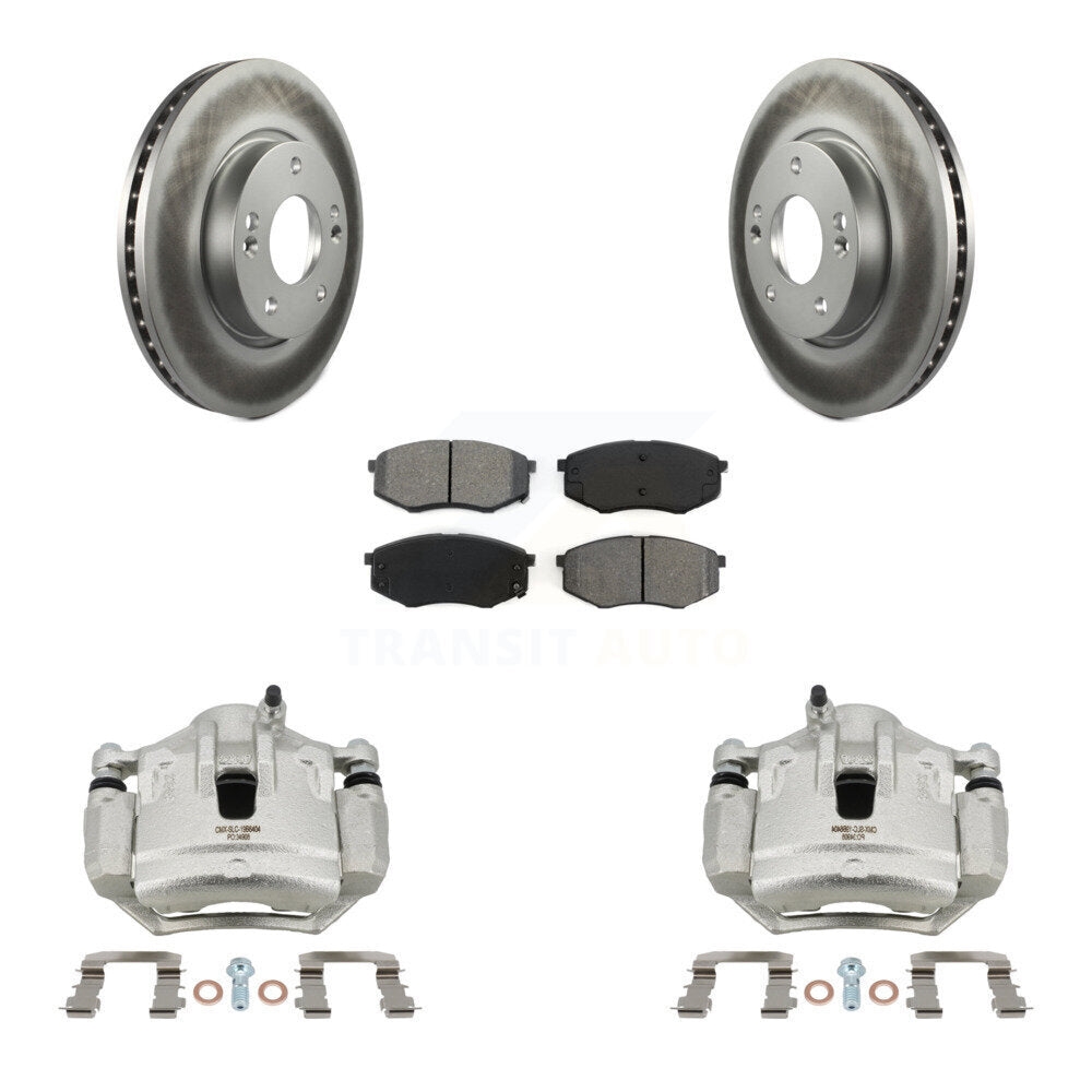 Transit Auto KCG-100570S Disc Brake Kit for 2010-2012 Kia Sportage, Hyundai Tucson - Front product image