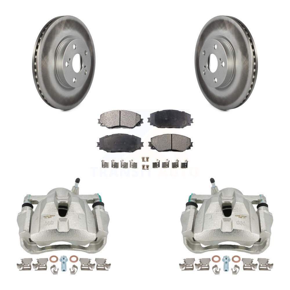 Transit Auto KCG-100573P Disc Brake Kit for 2008-2019 Toyota Corolla, Toyota Matrix, Pontiac Vibe & more - Front product image