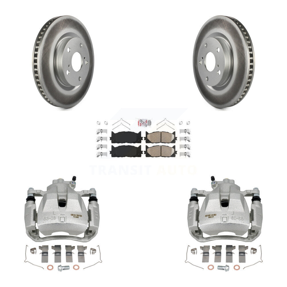 Transit Auto KCG-100575N Disc Brake Kit for 2007-2018 Lexus ES300h, Toyota Avalon, Toyota Camry & more - Front product image