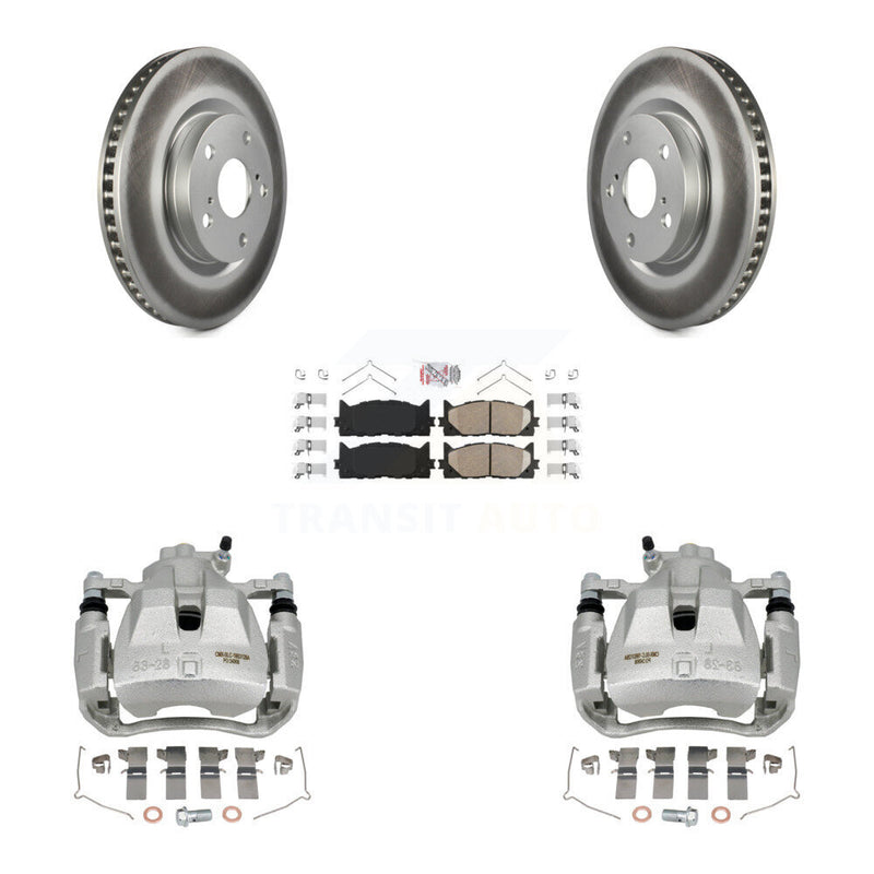 Transit Auto KCG-100575N Disc Brake Kit for 2007-2018 Lexus ES300h, Toyota Avalon, Toyota Camry & more - Front product image