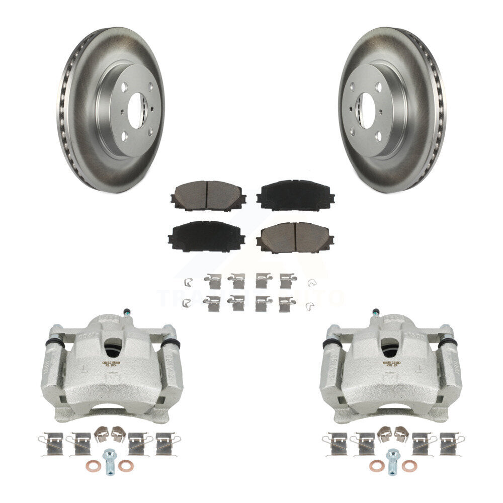 Transit Auto KCG-100576C Disc Brake Kit for 2006-2018 Toyota Yaris - Front product image