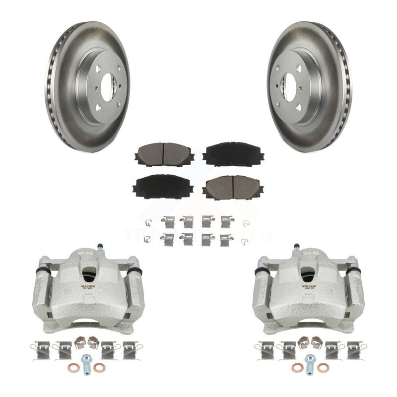 Transit Auto KCG-100576C Disc Brake Kit for 2006-2018 Toyota Yaris - Front product image