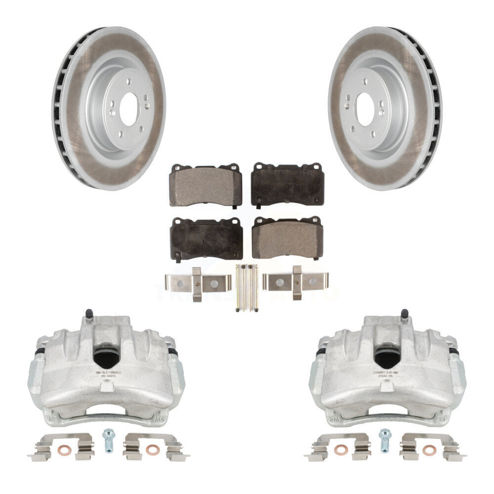 Transit Auto KCG-100576P Disc Brake Kit for 2014-2016 Hyundai Genesis Coupe - Front product image