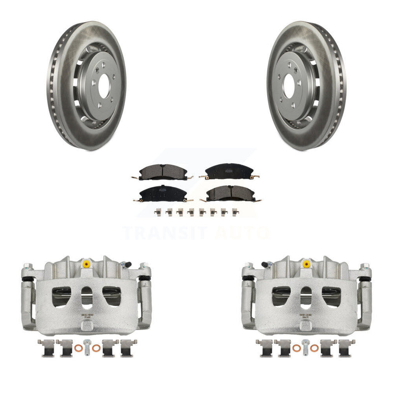 Transit Auto KCG-100578T Disc Brake Kit for 2013-2019 Ford Taurus, Ford Explorer, Ford Special Service Police Sedan & more - Front product image
