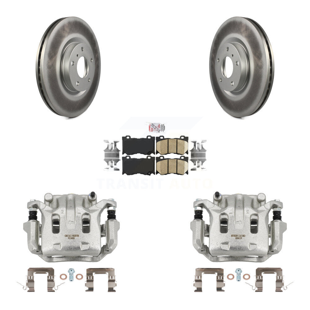 Transit Auto KCG-100580N Disc Brake Kit for 2009-2013 INFINITI G37 - Front product image