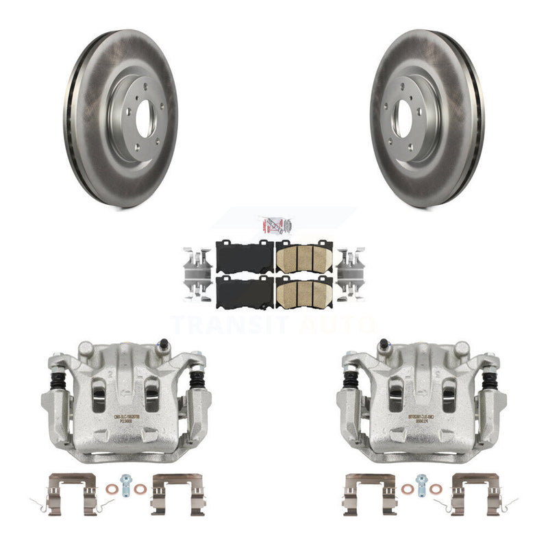 Transit Auto KCG-100580N Disc Brake Kit for 2009-2013 INFINITI G37 - Front product image