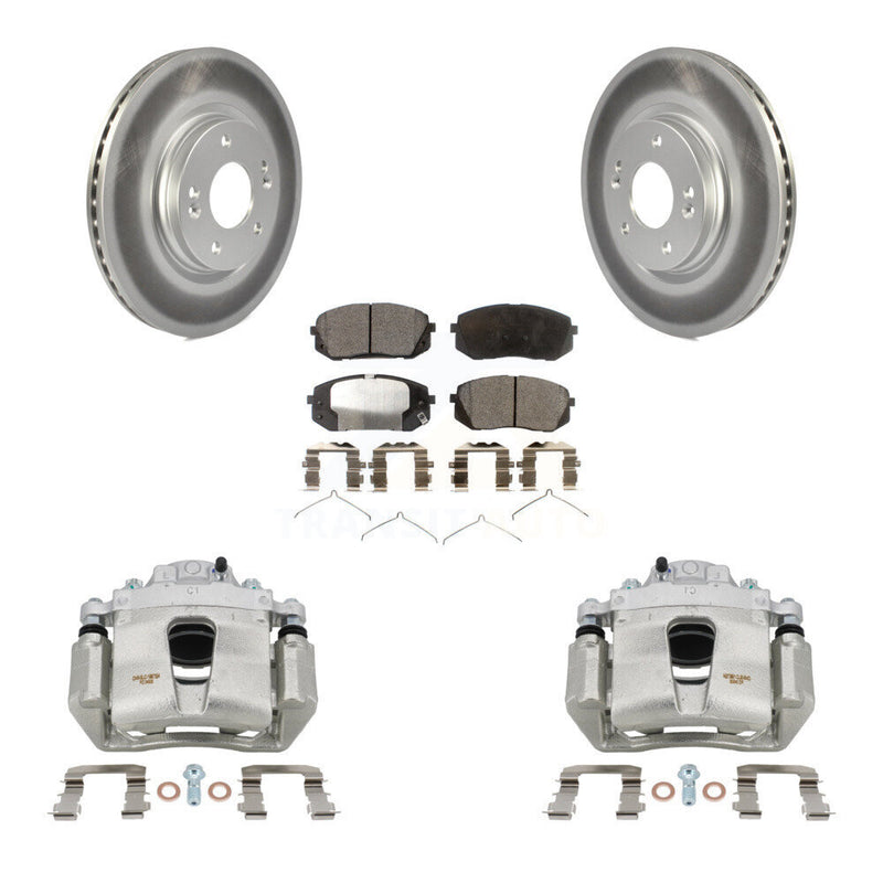 Transit Auto KCG-100580P Disc Brake Kit for 2016-2022 Kia Optima, Hyundai Kona Electric, Kia Niro EV & more - Front product image