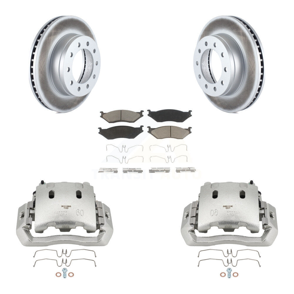 Transit Auto KCG-100581C Disc Brake Kit for 2005-2016 Ford F-450 Super Duty, International CF500, International CF600 & more - Front product image