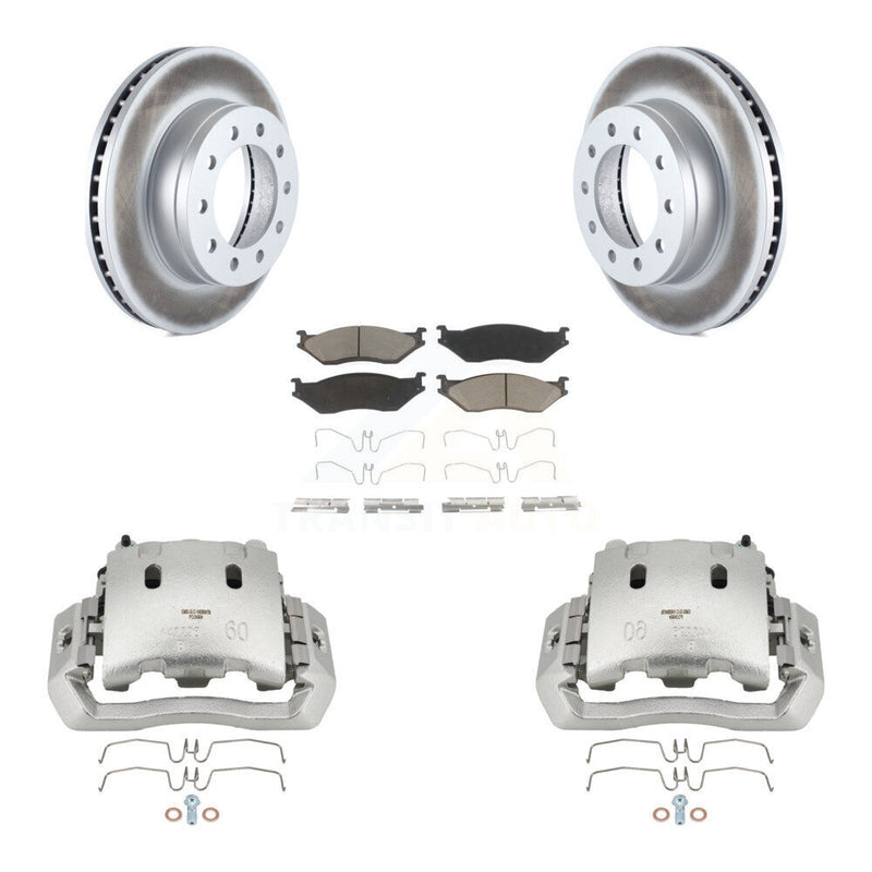 Transit Auto KCG-100581C Disc Brake Kit for 2005-2016 Ford F-450 Super Duty, International CF500, International CF600 & more - Front product image