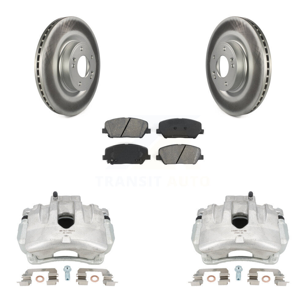 Transit Auto KCG-100582S Disc Brake Kit for 2014-2016 Hyundai Genesis Coupe - Front product image