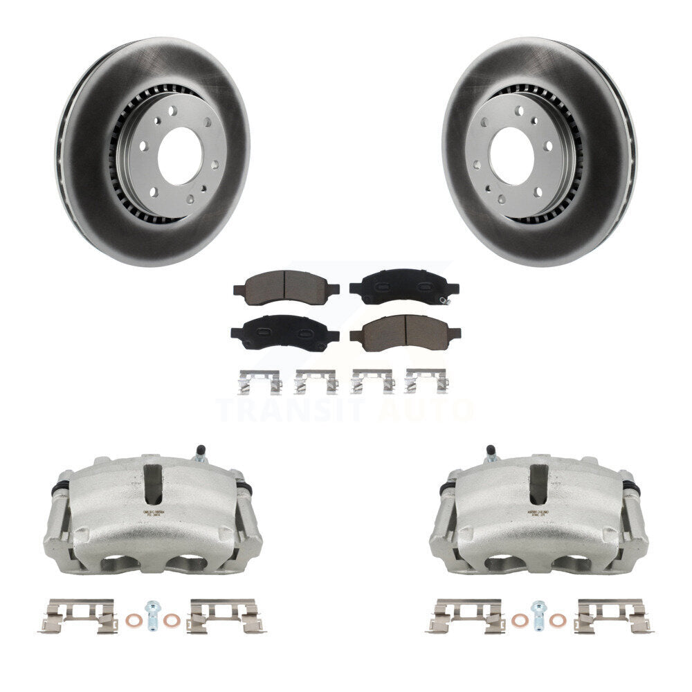 Transit Auto KCG-100583C Disc Brake Kit for 2006-2009 GMC Envoy, Saab 9-7x, Buick Rainier & more - Front product image