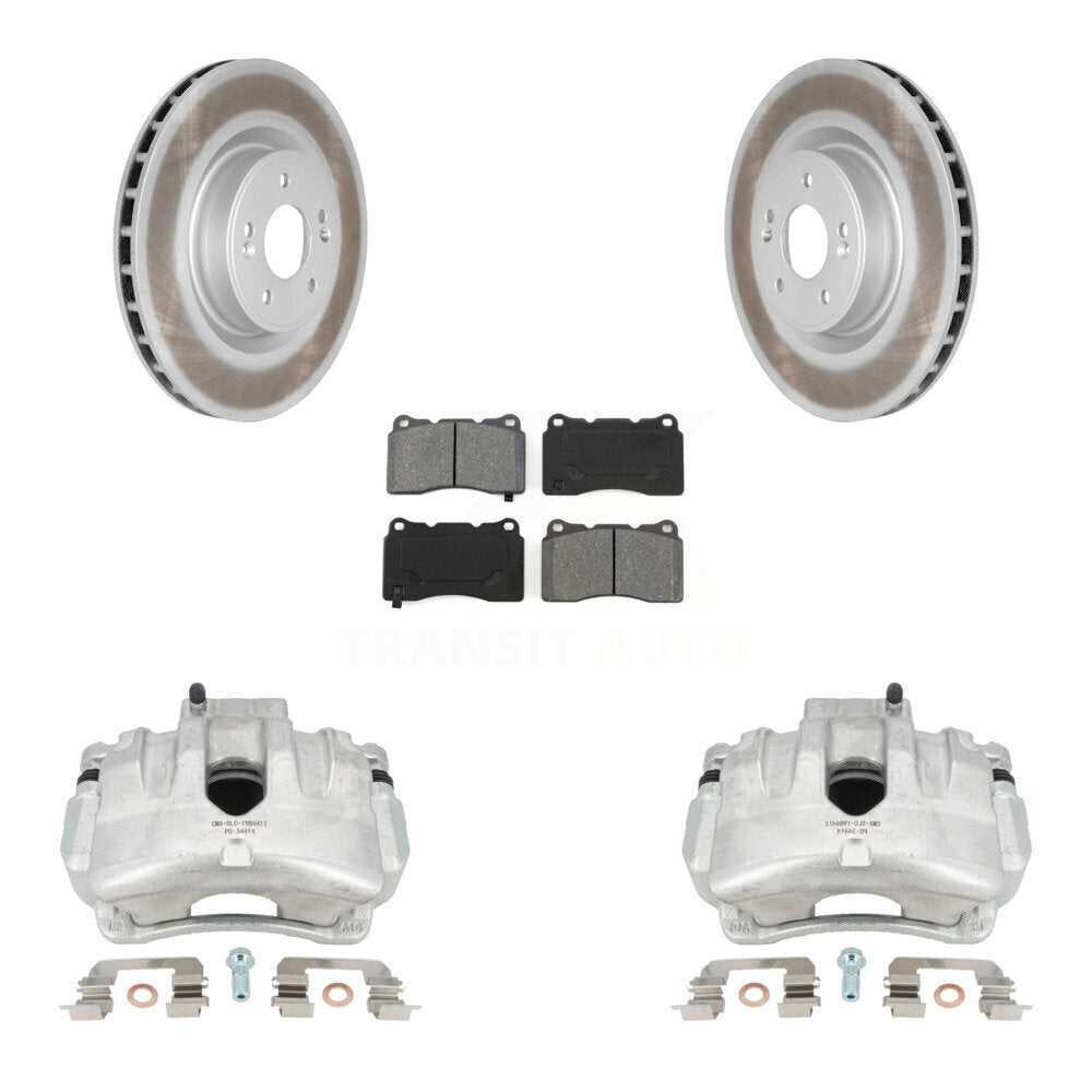 Transit Auto KCG-100583S Disc Brake Kit for 2014-2016 Hyundai Genesis Coupe - Front product image