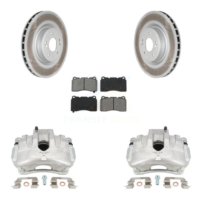Transit Auto KCG-100583S Disc Brake Kit for 2014-2016 Hyundai Genesis Coupe - Front product image