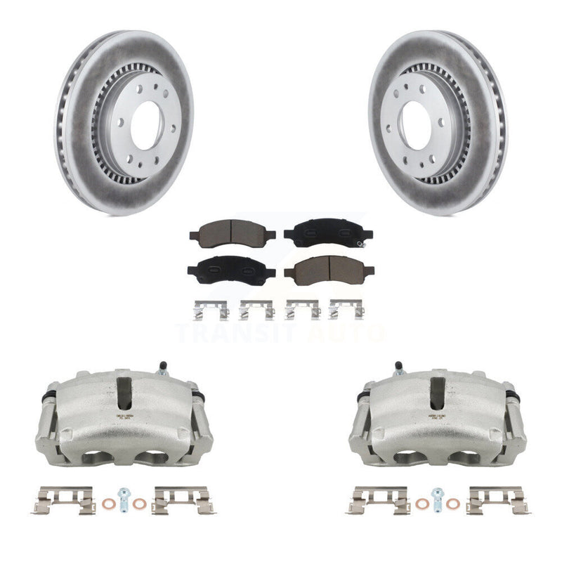 Transit Auto KCG-100584C Disc Brake Kit for 2006-2009 GMC Envoy, Isuzu Ascender, Buick Rainier & more - Front product image
