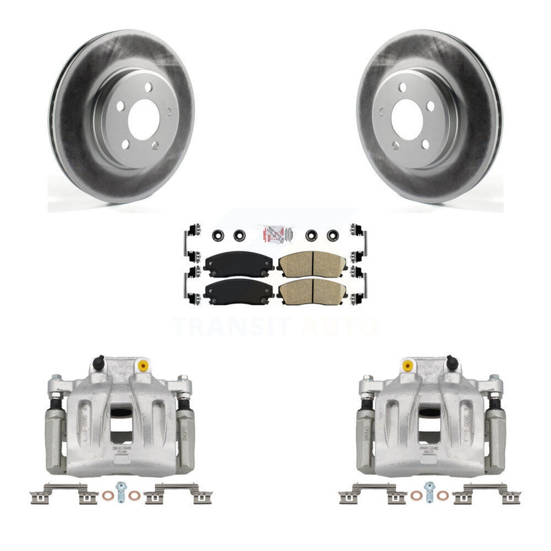 Transit Auto KCG-100584N Disc Brake Kit for 2005-2011 Chrysler 300, Dodge Challenger, Dodge Charger & more - Front product image