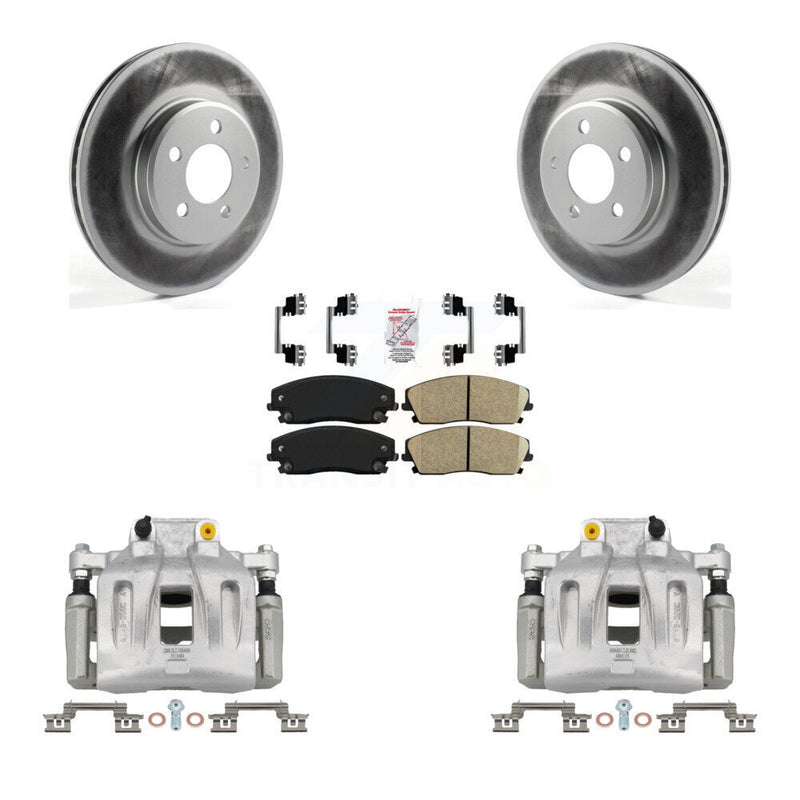 Transit Auto KCG-100585N Disc Brake Kit for 2005-2011 Chrysler 300, Dodge Challenger, Dodge Charger & more - Front product image