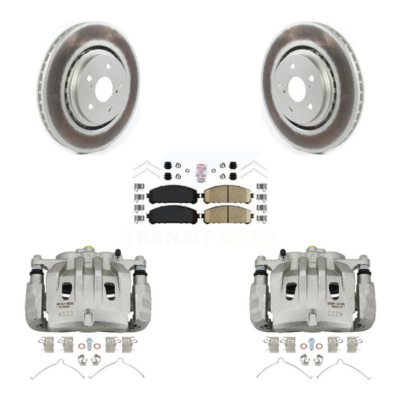 Transit Auto KCG-100589N Disc Brake Kit for 2022 Lexus NX250, Lexus NX350, Lexus NX350h - Front product image
