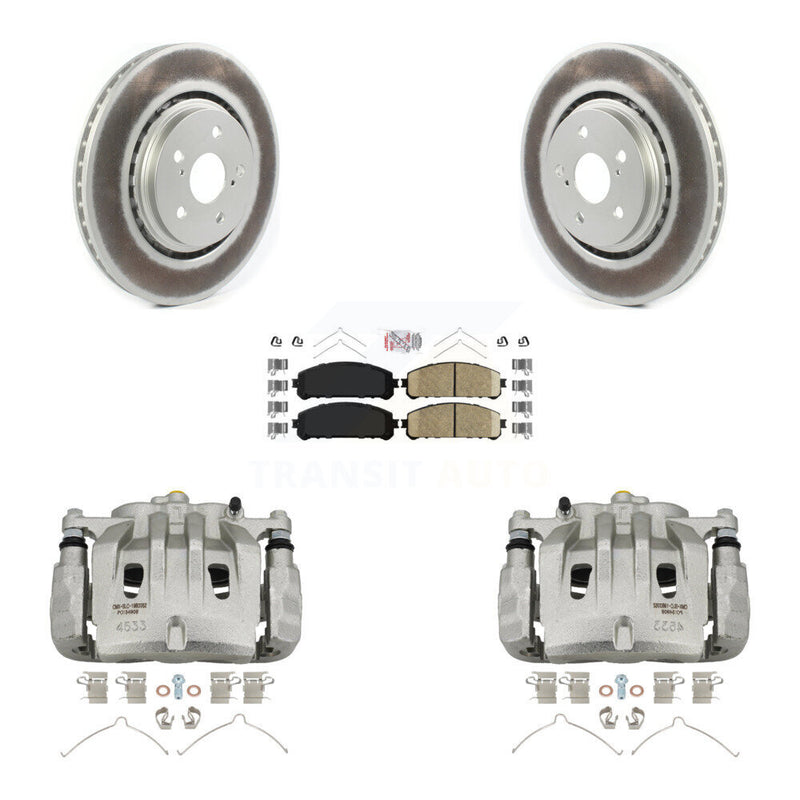 Transit Auto KCG-100590N Disc Brake Kit for 2022 Lexus NX250, Lexus NX350, Lexus NX350h - Front product image