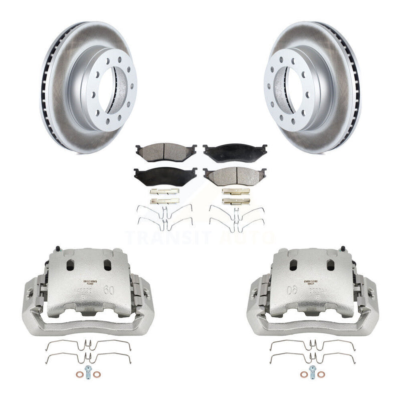 Transit Auto KCG-100592T Disc Brake Kit for 2005-2016 Ford F-450 Super Duty, International CF500, International CF600 & more - Front product image