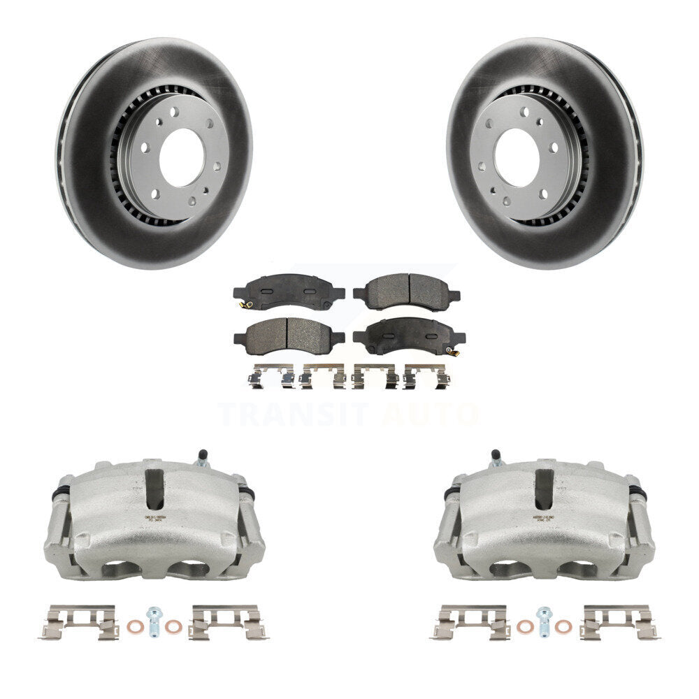 Transit Auto KCG-100594T Disc Brake Kit for 2006-2009 GMC Envoy, Saab 9-7x, Buick Rainier & more - Front product image