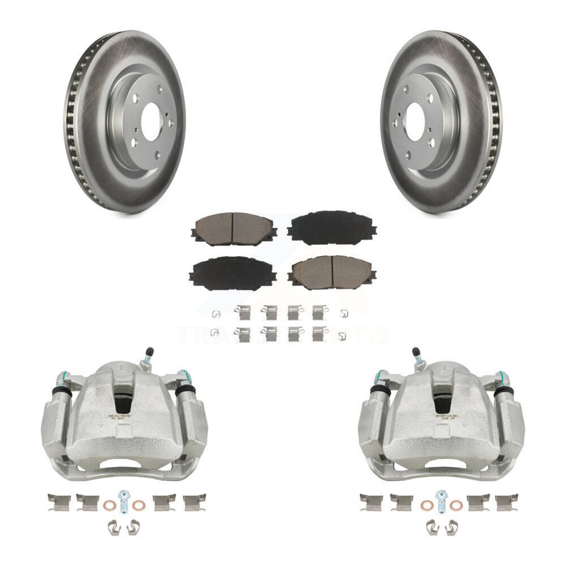 Transit Auto KCG-100595C Disc Brake Kit for 2006-2020 Toyota RAV4, Toyota Corolla iM, Scion iM & more - Front product image