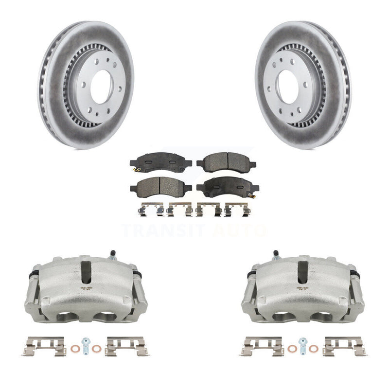 Transit Auto KCG-100595T Disc Brake Kit for 2006-2009 GMC Envoy, Isuzu Ascender, Buick Rainier & more - Front product image
