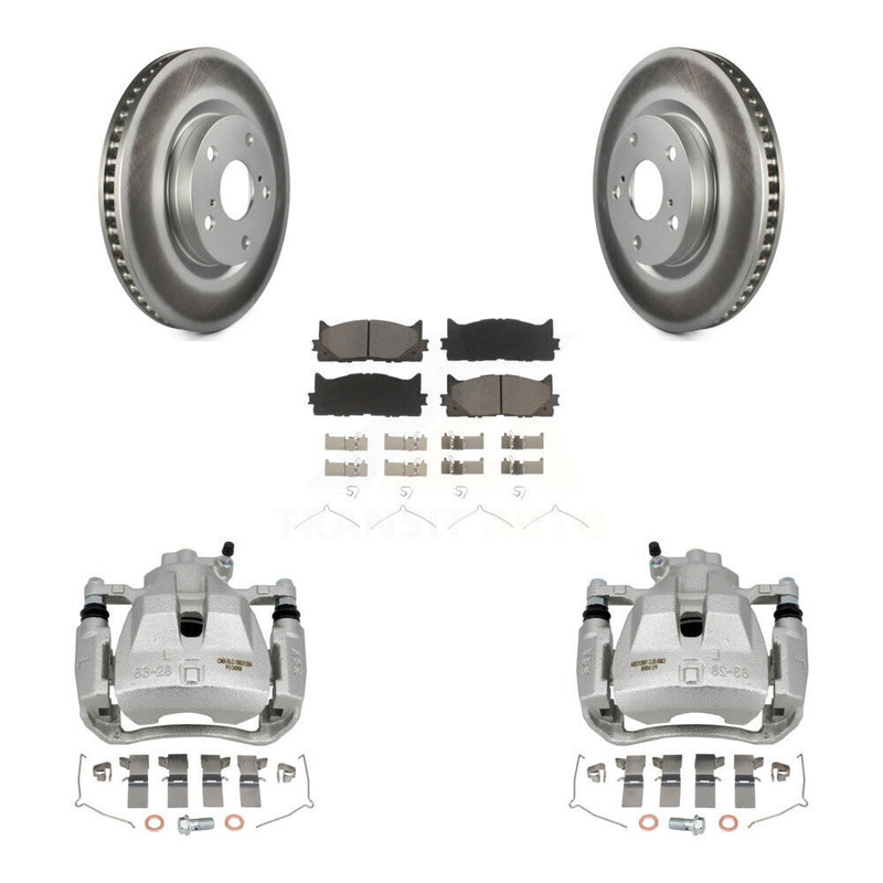 Transit Auto KCG-100596C Disc Brake Kit for 2007-2018 Lexus ES300h, Toyota Avalon, Toyota Camry & more - Front product image
