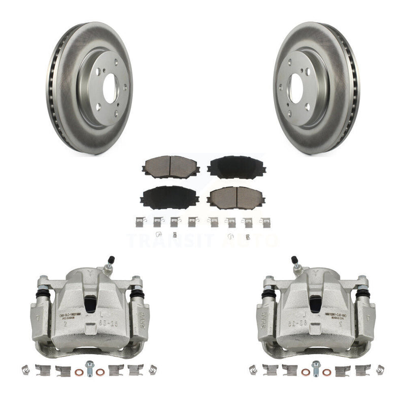 Transit Auto KCG-100597C Disc Brake Kit for 2008-2018 Toyota RAV4, Toyota Prius V, Lexus HS250h & more - Front product image