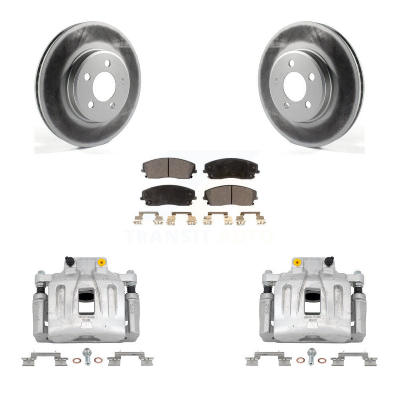 Transit Auto KCG-100597P Disc Brake Kit for 2012-2021 Chrysler 300, Dodge Charger, Dodge Challenger - Front product image