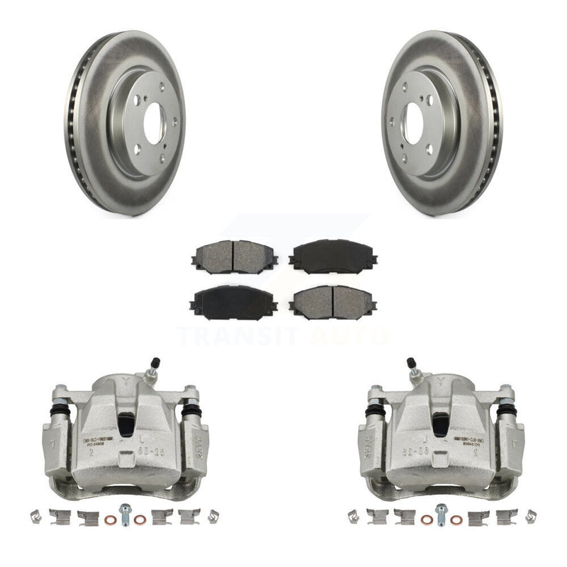 Transit Auto KCG-100598S Disc Brake Kit for 2008-2018 Toyota RAV4, Toyota Prius V, Lexus HS250h & more - Front product image