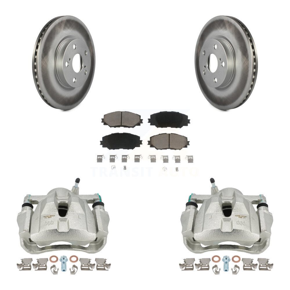 Transit Auto KCG-100599C Disc Brake Kit for 2008-2019 Toyota Corolla, Toyota Matrix, Pontiac Vibe & more - Front product image
