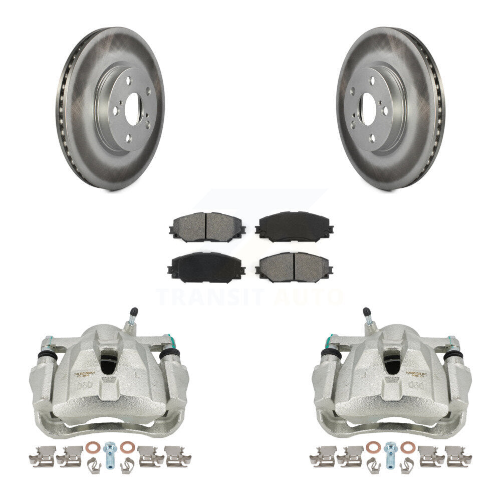 Transit Auto KCG-100599S Disc Brake Kit for 2008-2019 Toyota Corolla, Toyota Matrix, Pontiac Vibe & more - Front product image