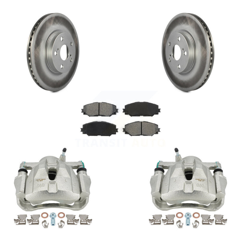 Transit Auto KCG-100599S Disc Brake Kit for 2008-2019 Toyota Corolla, Toyota Matrix, Pontiac Vibe & more - Front product image