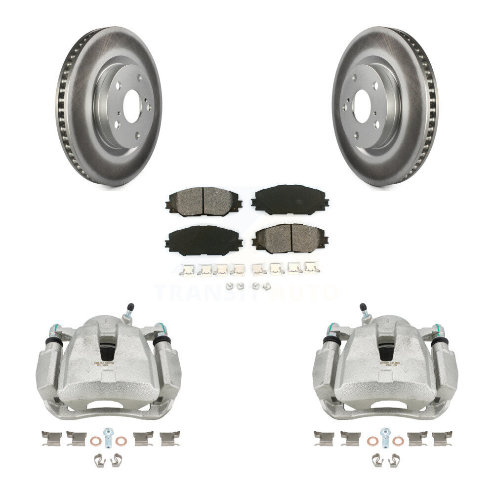 Transit Auto KCG-100601S Disc Brake Kit for 2006-2020 Toyota RAV4, Toyota Corolla iM, Scion iM & more - Front product image