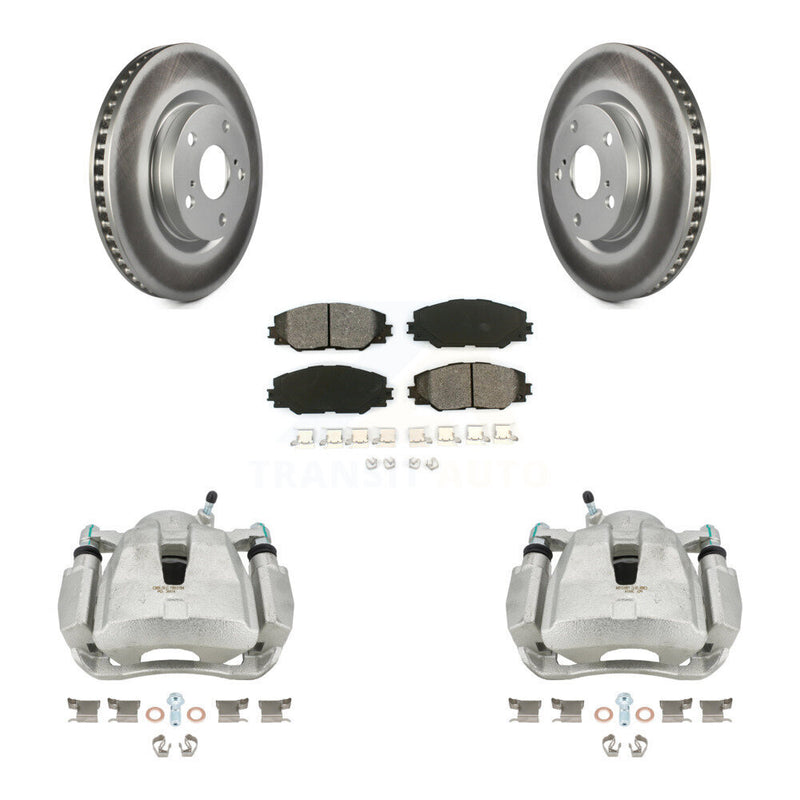 Transit Auto KCG-100601S Disc Brake Kit for 2006-2020 Toyota RAV4, Toyota Corolla iM, Scion iM & more - Front product image